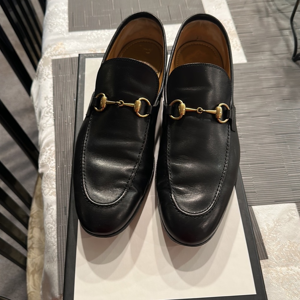 Gucci Men’s Jordaan Loafer Black Size 9